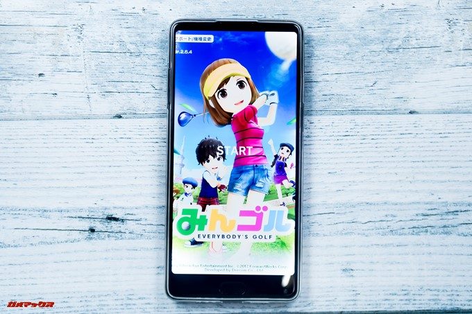 KOOLNEE K1 Trioは18:9に対応していないゲームは左右がカットされる