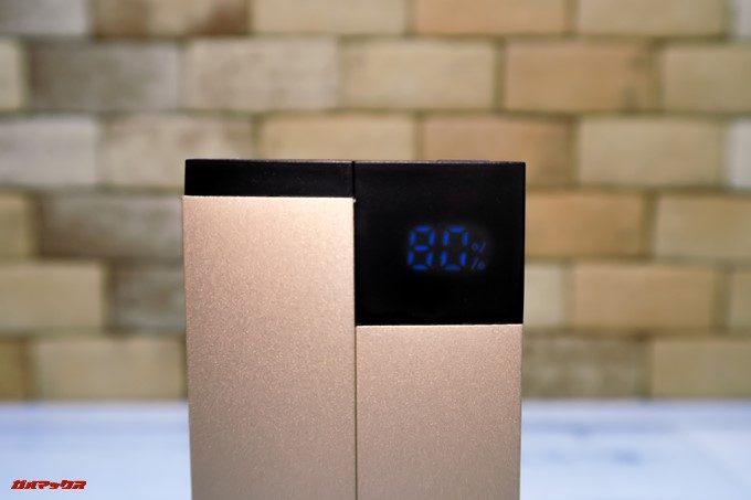 KEROLLAは残量がデジタル表示で残数が分かりやすい