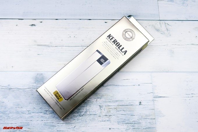 KEROLLAはゴールド以外にもブラックとシルバーが選べます