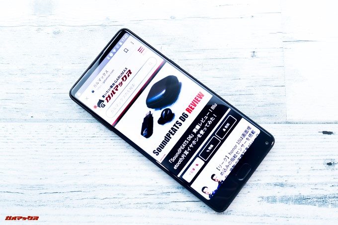 KOOLNEE K1 Trioは18:9ディスプレイで表示量も多くてGood！