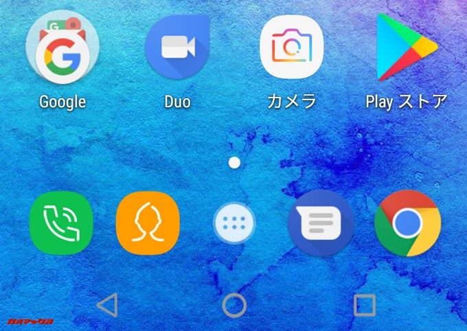 Oukitel U18のナビゲーションキーは画面に表示されるType