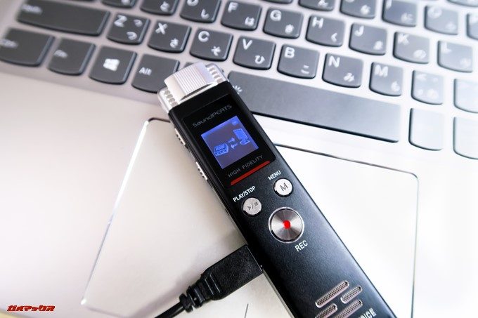 SoundPEATS Nano6はPCに接続すると中のデータにアクセス可能です。