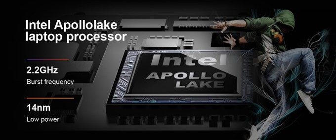 Teclast F7はN3450の高性能なCPUを搭載！