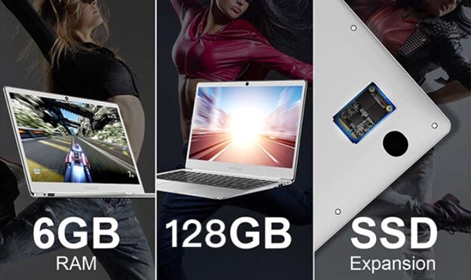 Teclast F7の128GB版は高速なSSDを搭載！