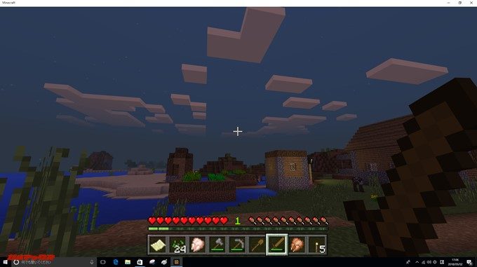 VORKE V5 PlusはMicrosoftストアで配信されているMinecraftが動きます。快適です。
