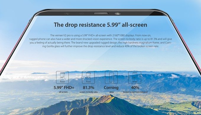 Vernee V2 Proは5.99型のディスプレイを搭載！