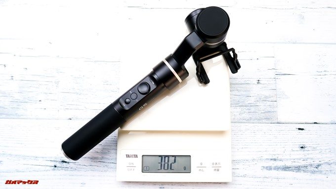 Feiyu Tech G5の重量は約382gです。