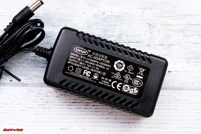 VORKE V5 Plusのacアダプターは世界中で利用可能です。