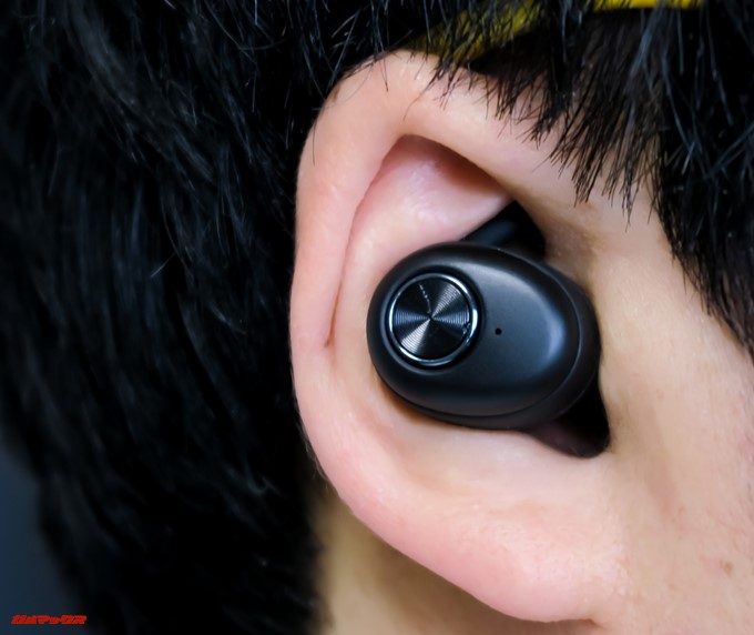 ZNT AirFits Iはフィット感抜群で落ちる気配はありません。