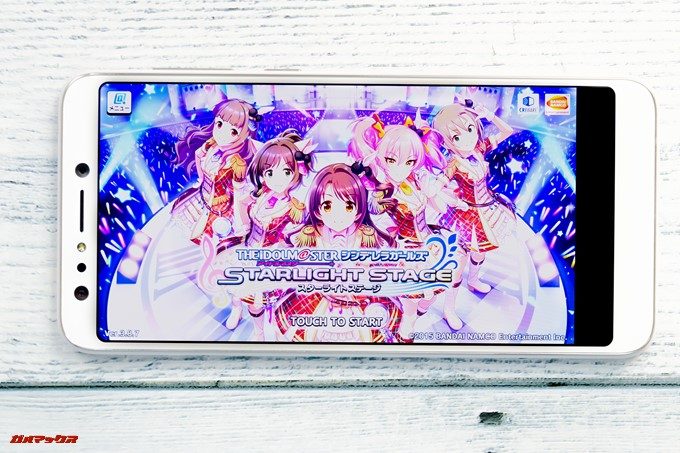 ZenFone 5Q/lite/Selfie（ZC600KL）はデレステの18:9には対応しておらず、16:9となってしまいました。