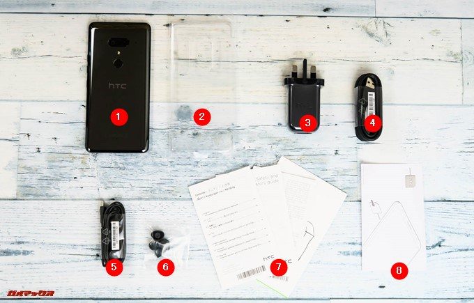 HTC U12+の付属品