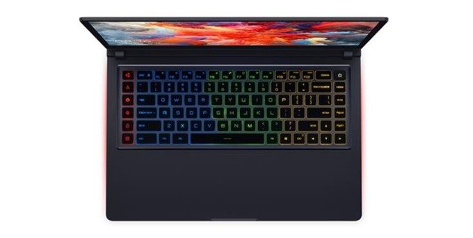 Xiaomi Mi Gamingのキーボードはド派手なゲーミングキーボードが埋め込まれています。