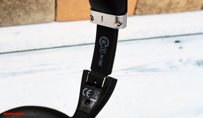 Mpow H5は技適取得済みです。L側のバンドを伸ばすと内側に技適マークが付いています。