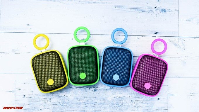 Bubble Podsはビビットなイエロー、グリーン、ブルー、ピンクの4色から選択可能です。