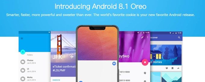 Elephone A4 ProはAndroid 8.1を採用しています!