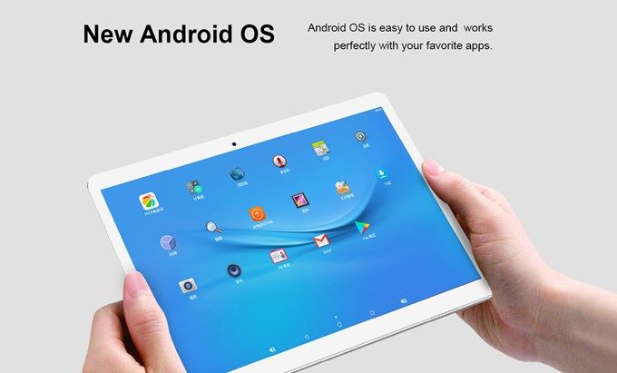 Teclast A10Hが搭載するOSは1世代古いAndroid 7シリーズです。