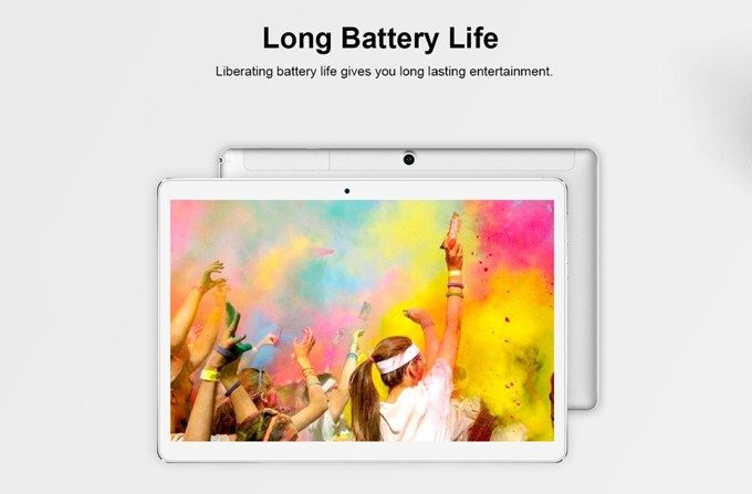 Teclast A10Hは4800mAhのバッテリーを搭載していますが、MediaTek製のSoCを搭載しているのでバッテリー持ちは特段良いわけではありません