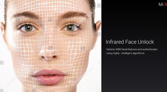 Xiaomi Mi 8は高度な顔認証を搭載。iPhone Xと同じ方式の顔認証システムです。