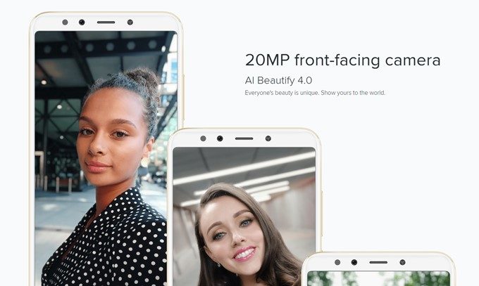 Xiaomi Mi A2はインカメラも2000万画素を搭載