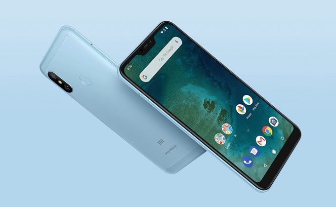 Xiaomi Mi A2 Liteのブルーカラー
