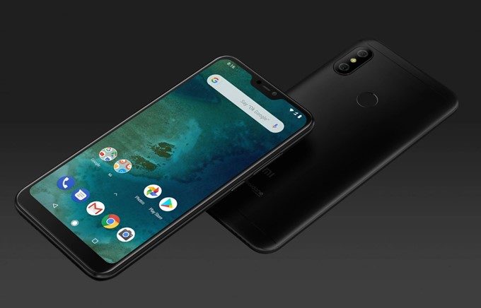 Xiaomi Mi A2 Liteのブラックカラー