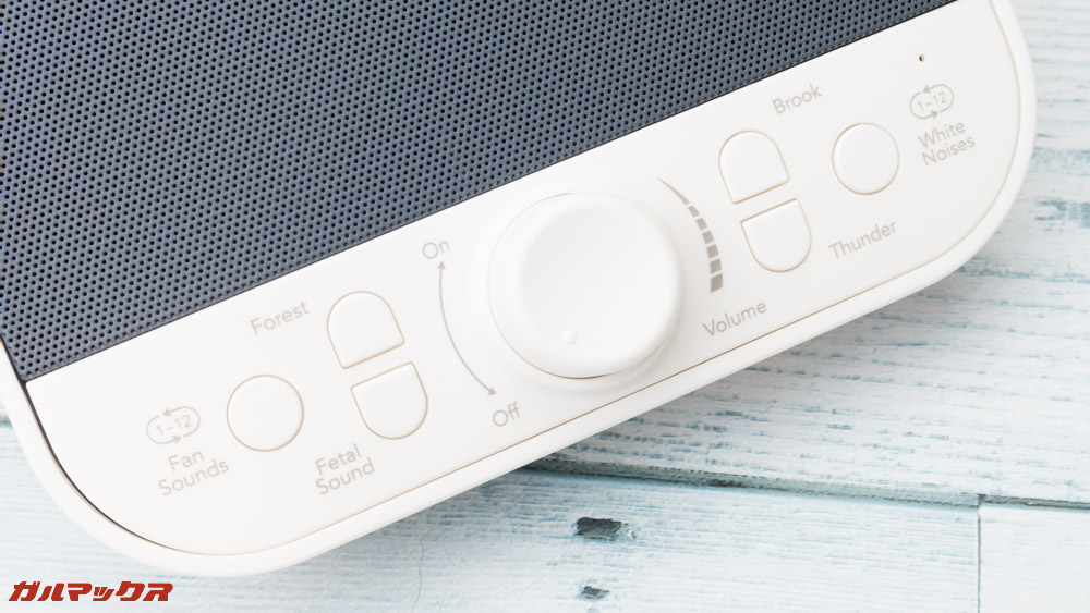 ANFURIG HFD-600の操作パネルは本体の前面に備わっています。