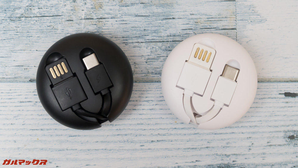 REMAX CUTE BABYのケーブルカラーは本体カラーと同じ