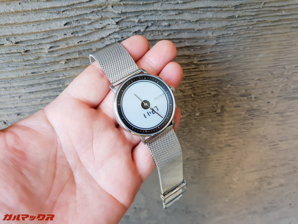 GLIGOの文字盤色をホワイトに変更