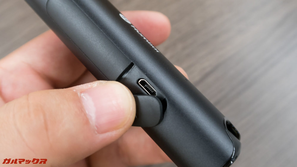 Humixx S2の充電端子はMicroUSB端子です