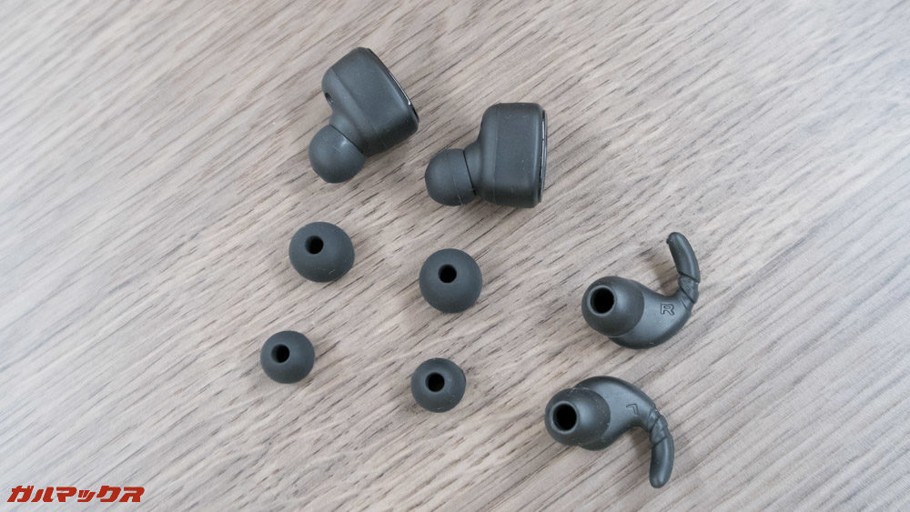 Humixx S2はフックなしが3サイズ、フックアリが1サイズ入っています