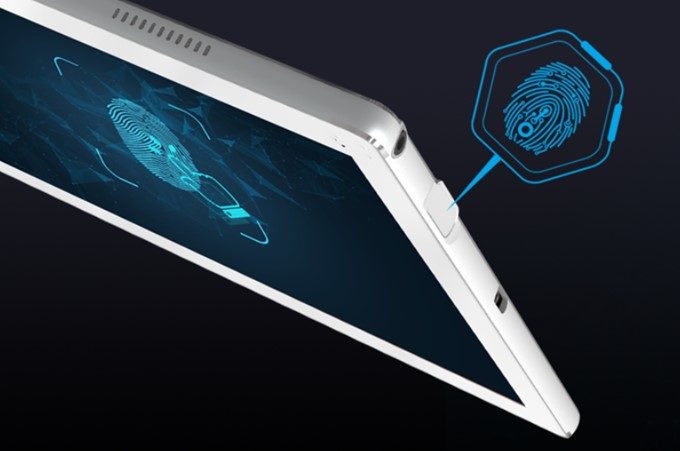 Alldocube Xは指紋認証ユニットも搭載している