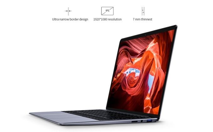 CHUWI LapBookは13.3型ディスプレイにFHD/IPSパネルを採用しているので美しい映像を楽しめます。