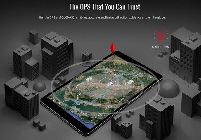 CHUWI Hi9 ProはGPSを搭載しているので位置把握能力が高いです。カーナビ用途でもオススメ。