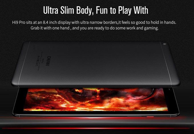 Chuwi Hi9 ProはCHUWIらしいスタイリシュな外観が魅力