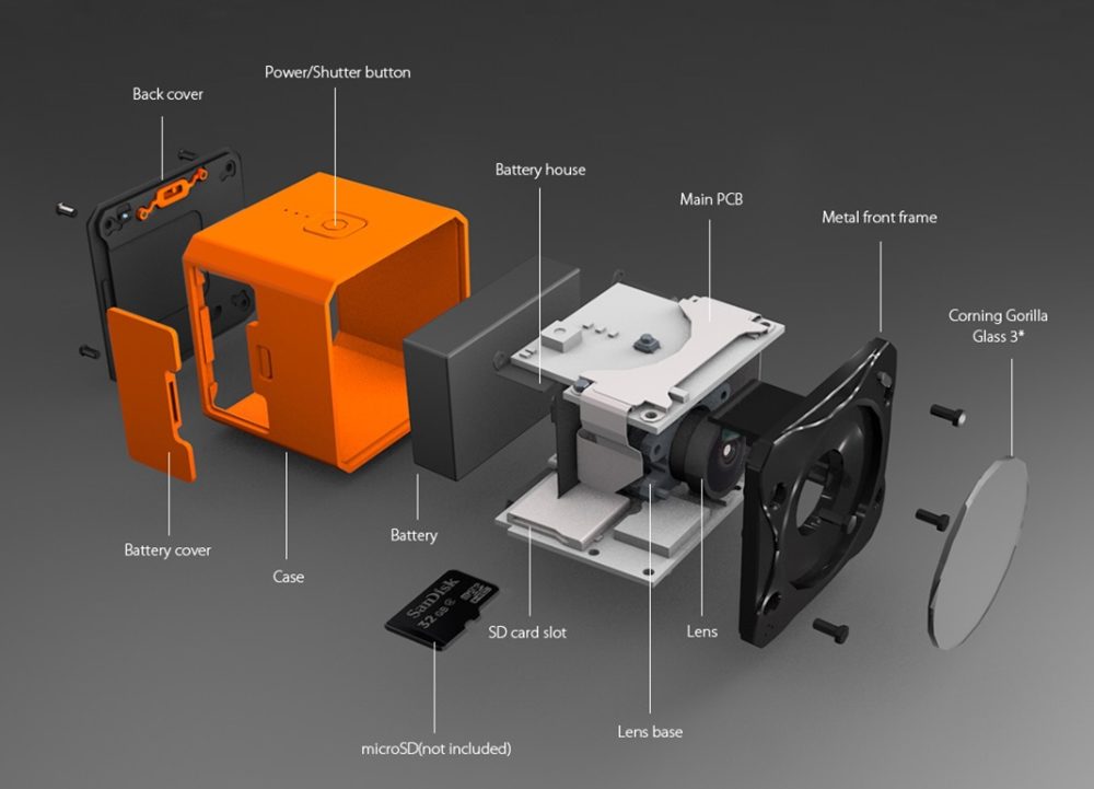 RunCam 3Sは旧モデルよりも内部構造が最適化されています。