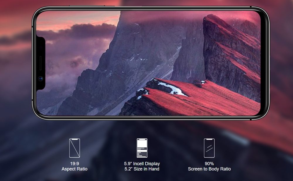 ［UMIDIGI One］と［UMIDIGI One Pro］は5.9型のノッチあり縦長ディスプレイを搭載しているが、解像度がやや低い