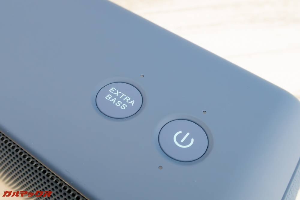 DOSS SoundBox Proのボタンはクリック感のある押し心地