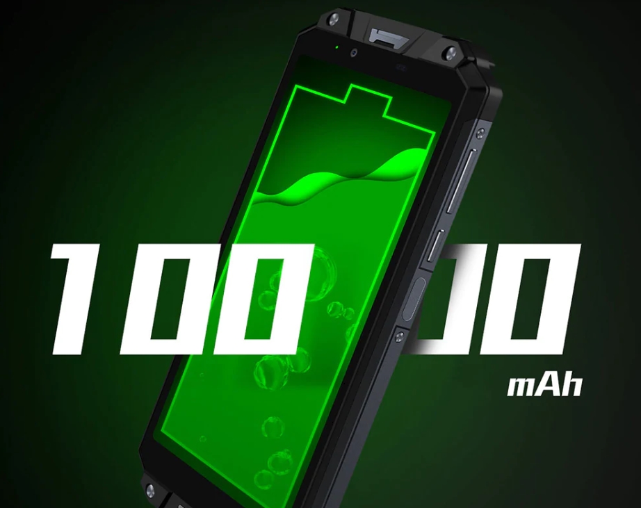 OUKITEL WP2は10000mAhの大容量バッテリーを搭載