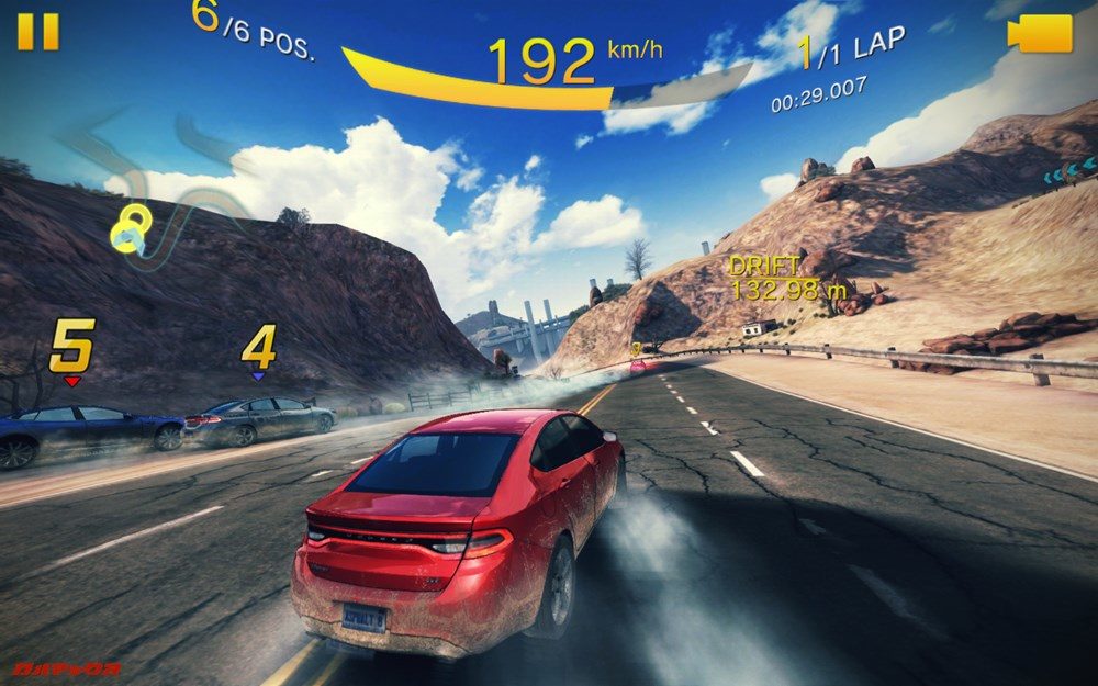 Xiaomi Mi Pad 4でのASPHALT 8はグラフィックも動作も快適でした
