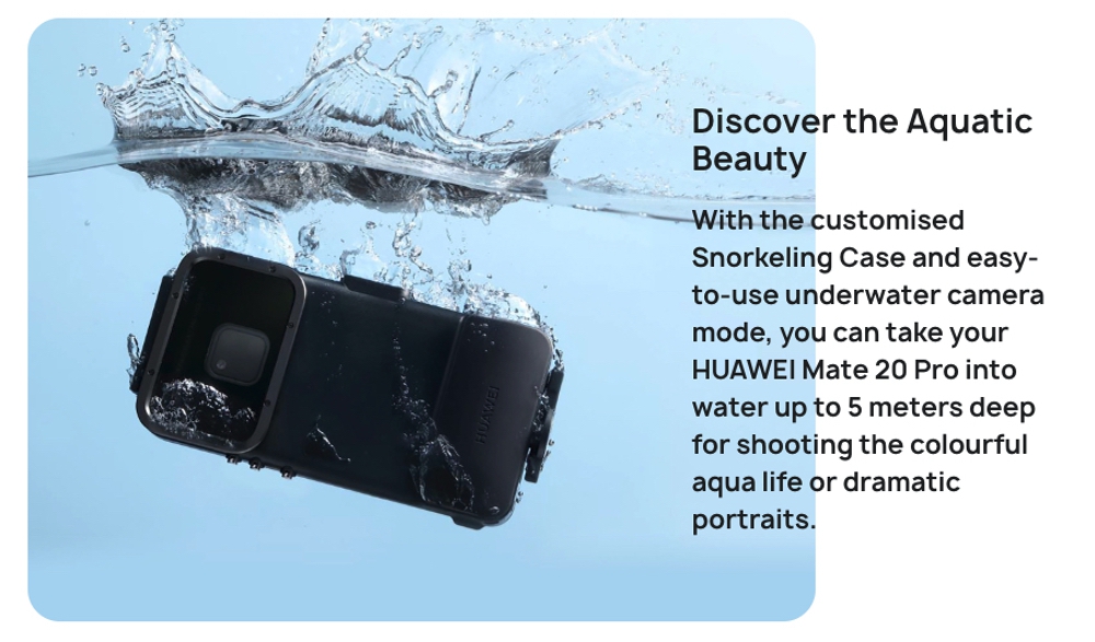 HUAWEI Mate 20 Proは防水ケースが純正発売予定