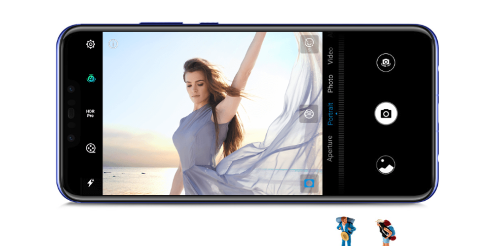 インカメラは逆光でも美しい写真を撮影出来るHDR Proに対応している