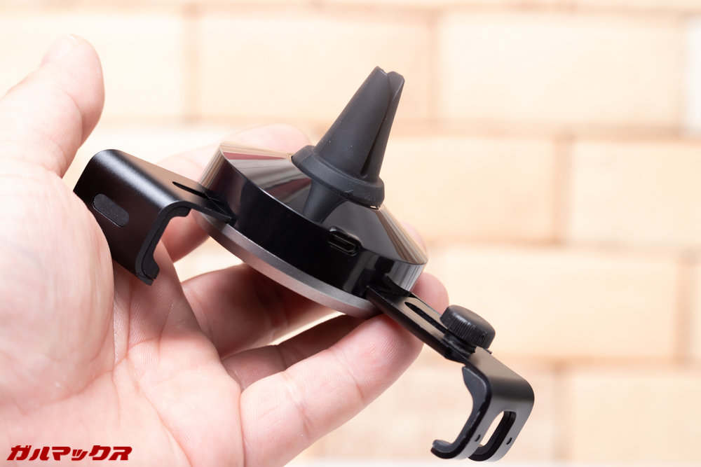 AUTOWIT FC01は横と縦のフィンに対応出来る様に回転機構となっています。