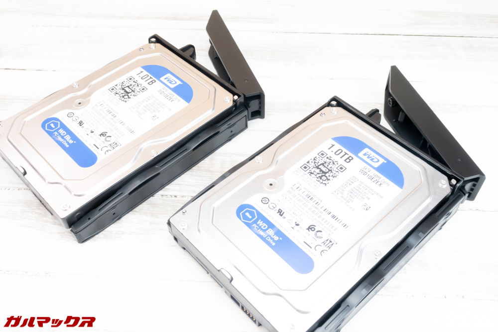 あっという間にカートリッジにHDDを固定できました。とっても簡単です。