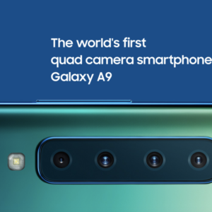 Samsungが4カメラ搭載スマホ「Galaxy A9」を発表！