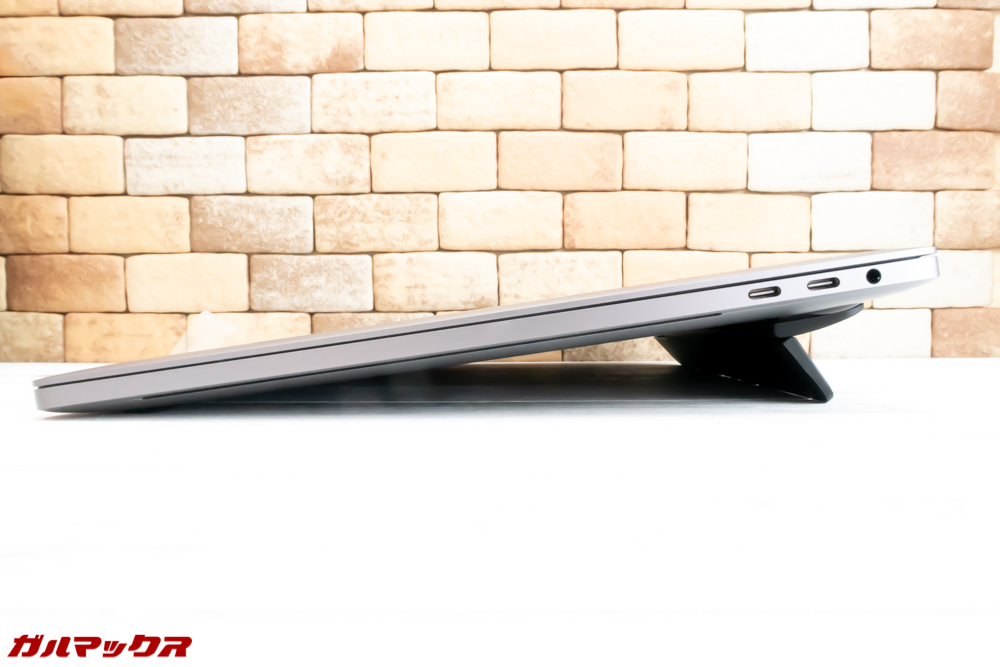 傾斜を起こすとかなりの高さに