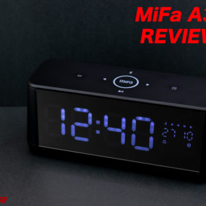 寝室用に最適。時計・アラーム搭載Bluetoothスピーカー［MiFa A30］レビュー