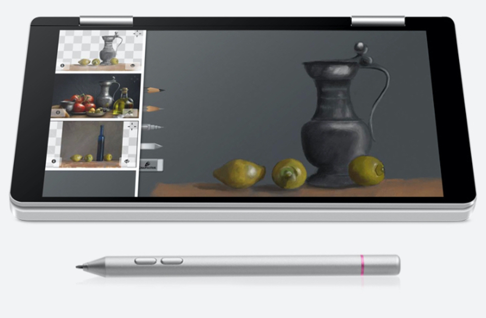 One Netbook One Mix 2はスタイラスペンがあると手書き入力が出来るので便利