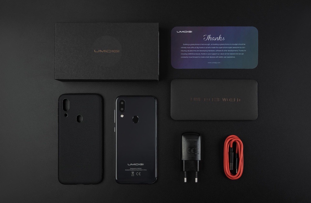 UMIDIGI A3は安価ですがケースが付属するなど同梱内容は豪華