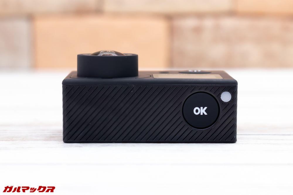 Vemico V3の本体上部にはシャッターボタン