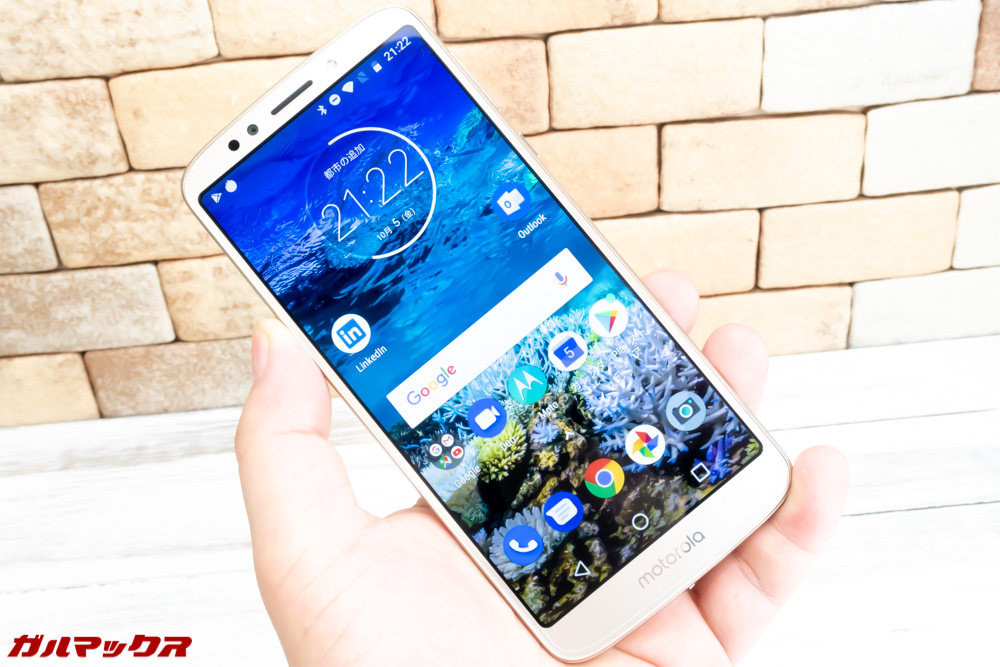 moto g6 PLAYの9Hシリーズはクリアでキレイ！